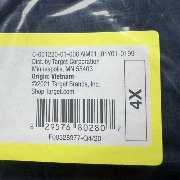 All in Motion Women's Contour Curvy High-Rise Power Waist Leggings 25" Navy 4X - Picture 4 of 4